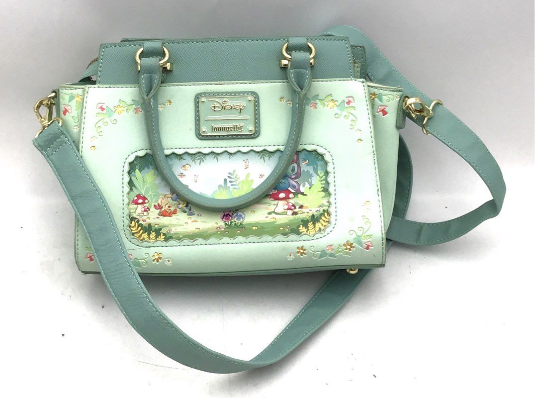 Loungefly Disney Alice in Wonderland Mint Green Satchel Crossbody Bag