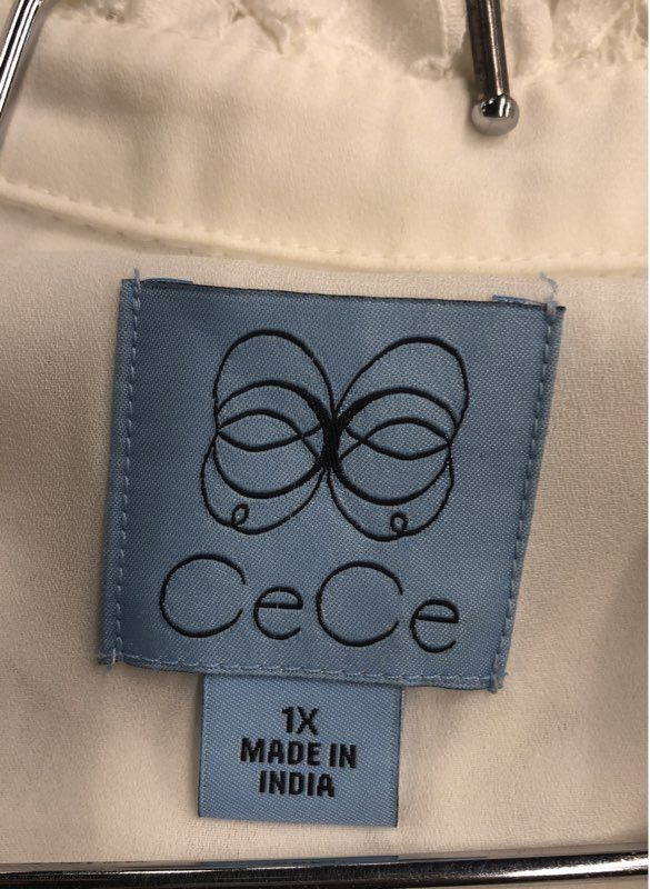 NWT Cece Women's Ivory A-Line Dress - Size 1X