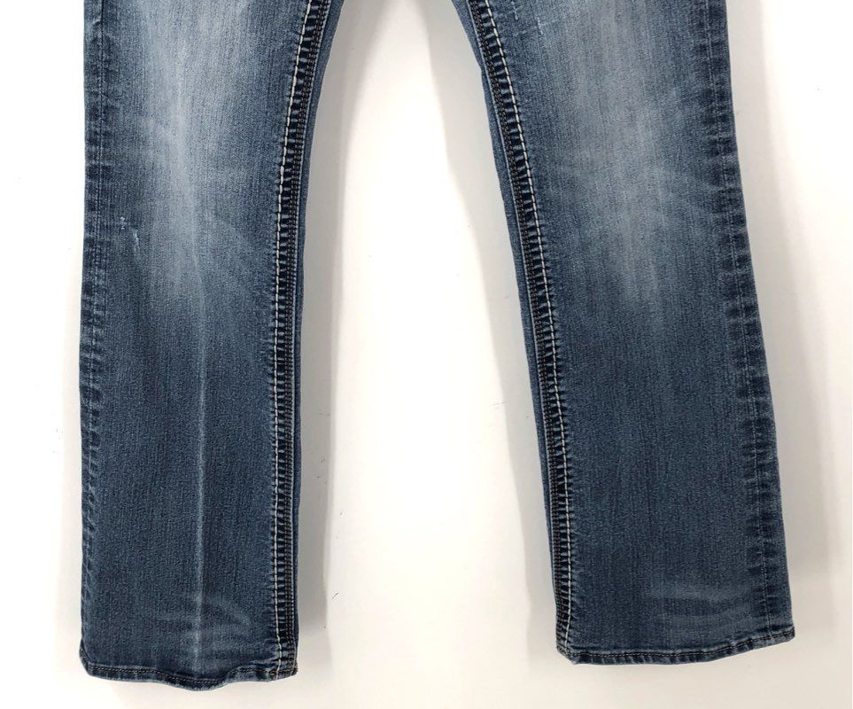 Rock Revival Women's Blue Leah Denim Easy Bootcut Jeans - Size 29