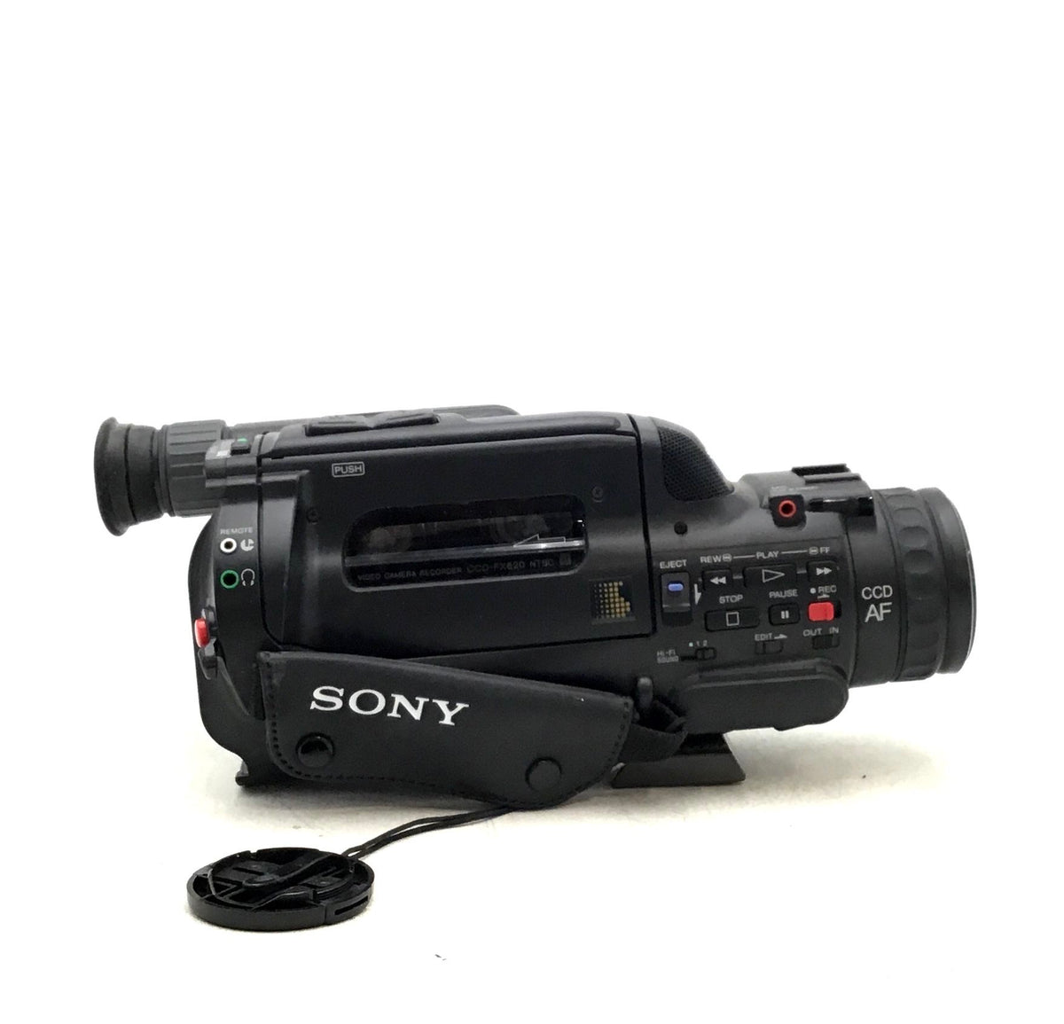 Sony Handycam CCD-FX620 &amp; JC Penney VHS Camcorders W/ Accessories Lot Of 2