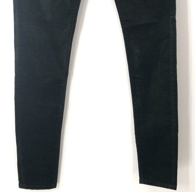 NWT AG Women's Green The Farrah Skinny High Rise Corduroy Pants Size 25
