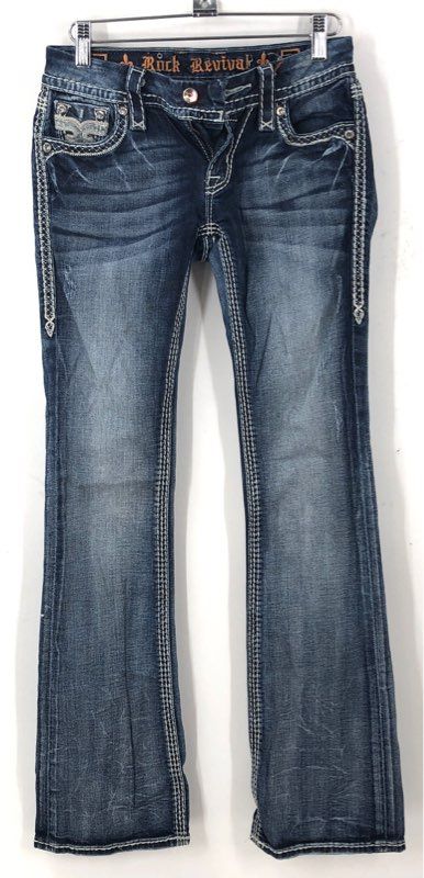 Rock Revival Women's Blue Lily Bootcut Jeans - Size 25