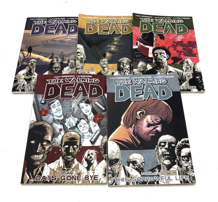 The Walking Dead Graphic Novel Lot Image Comics Horror Paperbacks