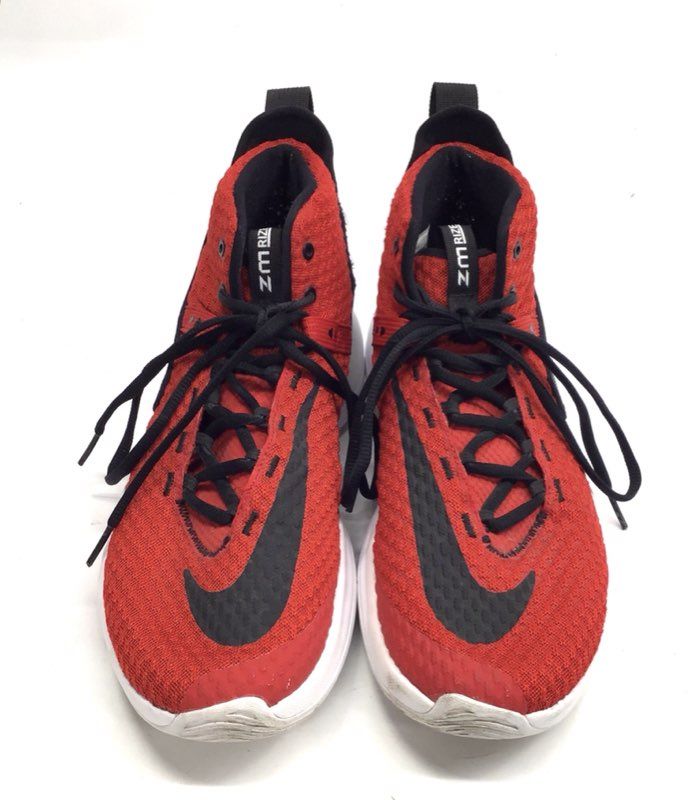Nike Zoom Rize University Red Black White Basketball Shoes Men's Size 10.5