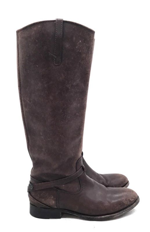 Frye Women's Lindsay Plate Brown Tall Riding Boots - Size 6B