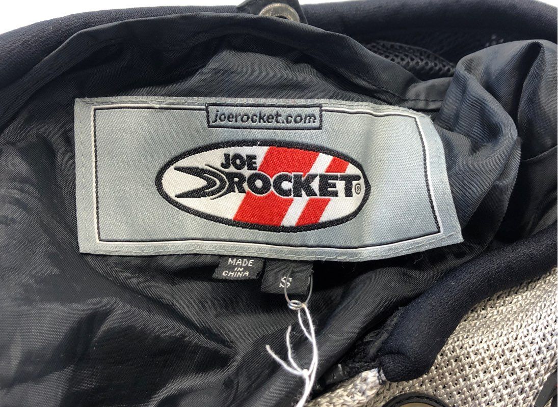 Joe Rocket Men's Vintage Y2K Red Black Mesh Padded Racing Jacket Sz S