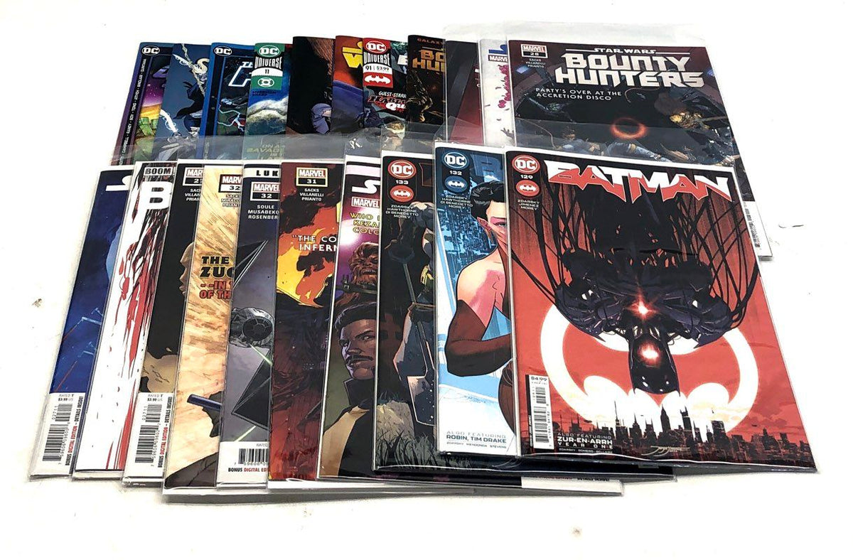 Marvel & DC Comic Book Lot Modern Age Superhero Batman Star Wars 21 Comics