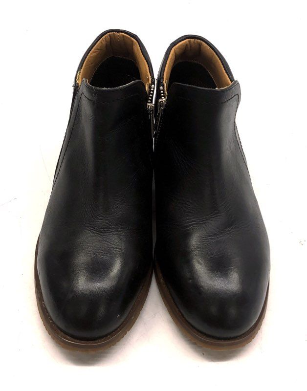 Xena Workwear Gravity Black Leather Steel Toe Safety Ankle Boots Women's Size 9
