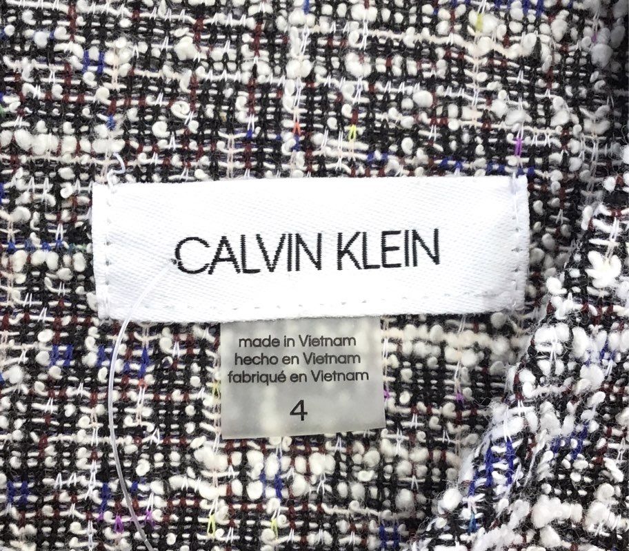 NWT Calvin Klein Women's Gray Sheath Dress - Size 4