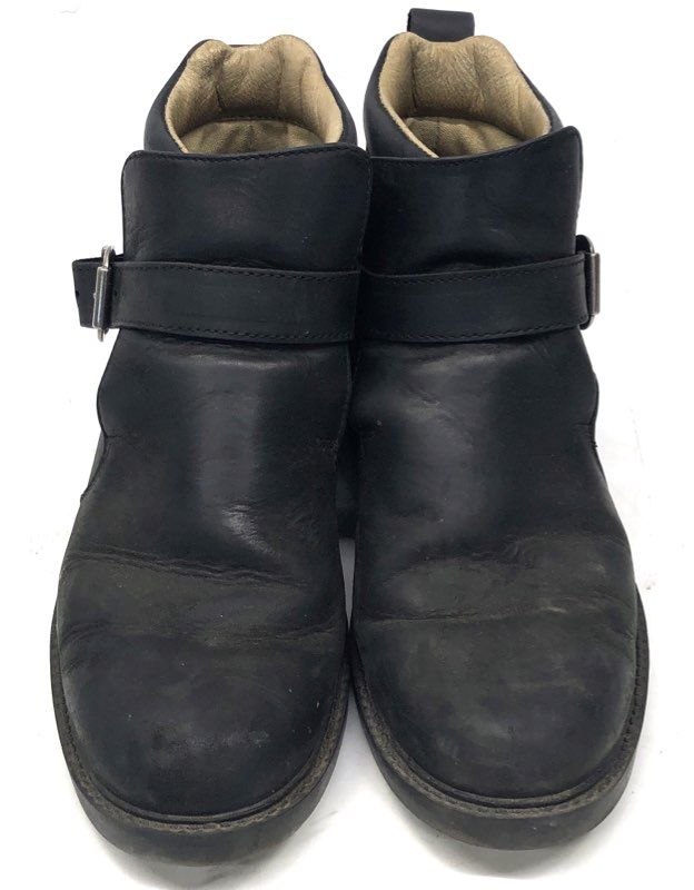 Harley-Davidson Men's Black Leather Ankle Buckle Boots Size 10