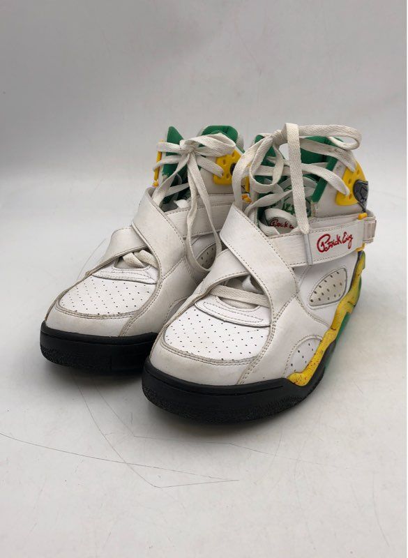 Patrick Ewing Men&#39;s Rogue 1EW90200-137 White Green Athletic Shoes - Size 11