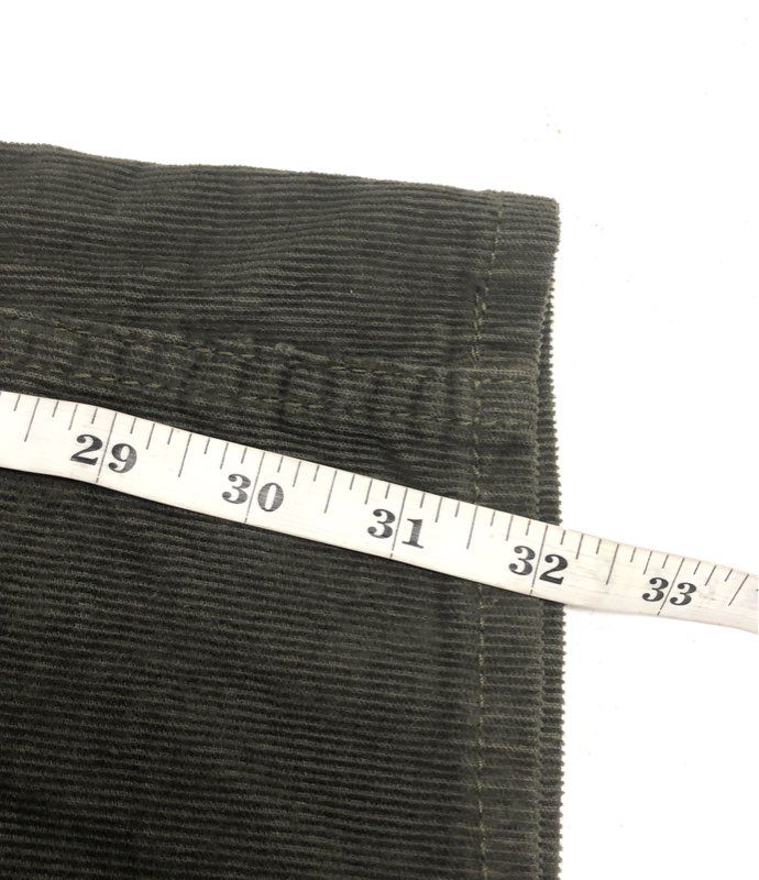GAP Women's Olive Green Baby Boot Mid Rise Corduroy Pants Sz 26 2R