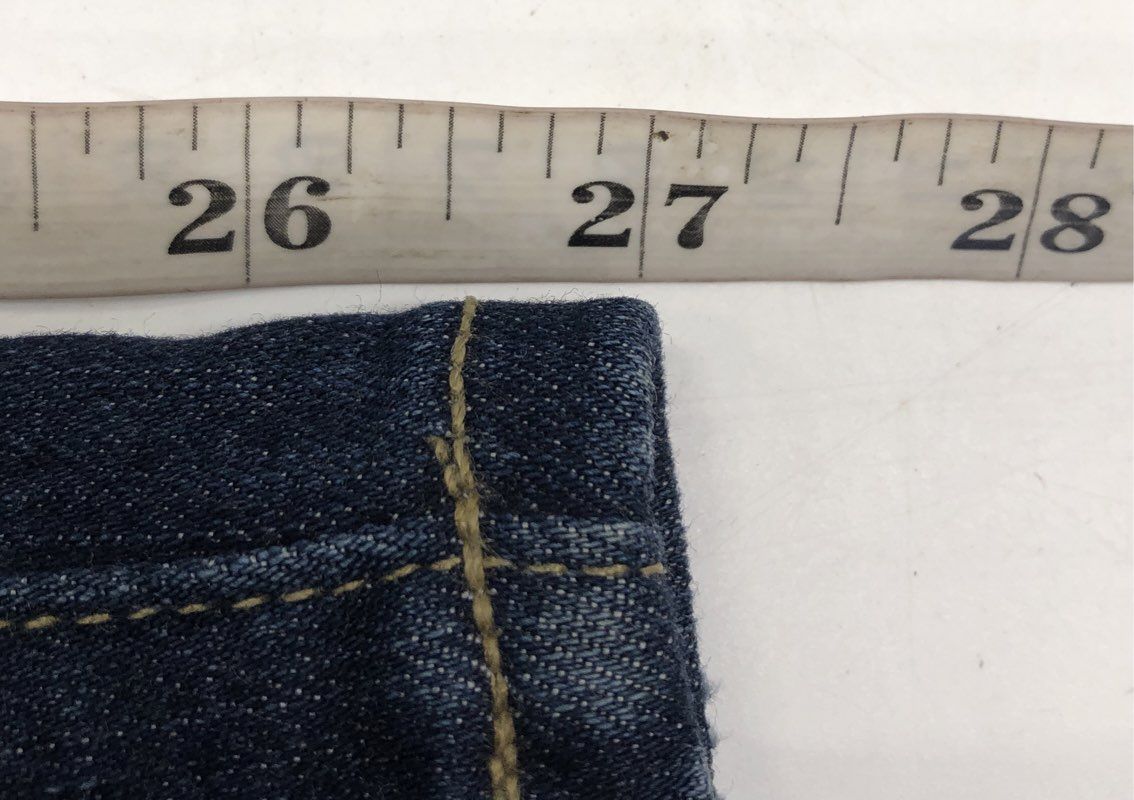 PAIGE Women's Hoxton Ankle High Rise Skinny Jeans Dark Blue Wash Sz 26