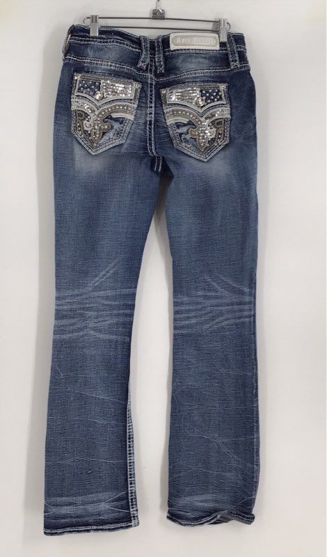 Rock Revival Women&#39;s Blue Amberlight Denim Bootcut Jeans - Size 27