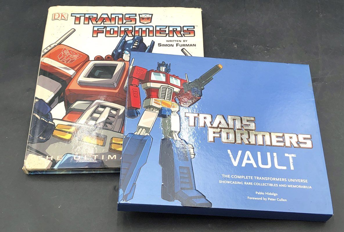 Transformers Book Lot Transformers Vault & The Ultimate Guide 2 Hardcovers