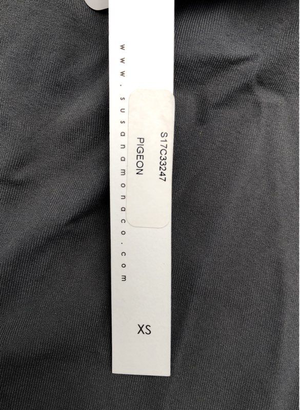 NWT Susana Monaco Women's Pigeon Gray Mini Dress - Size XS