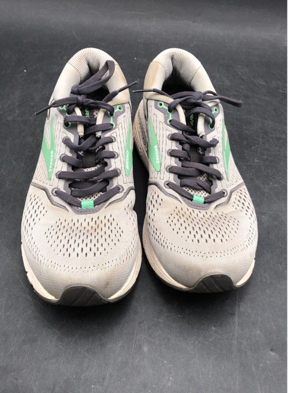 Brooks Women's Ariel 20 Gray Green Athletic Shoes - Size 10