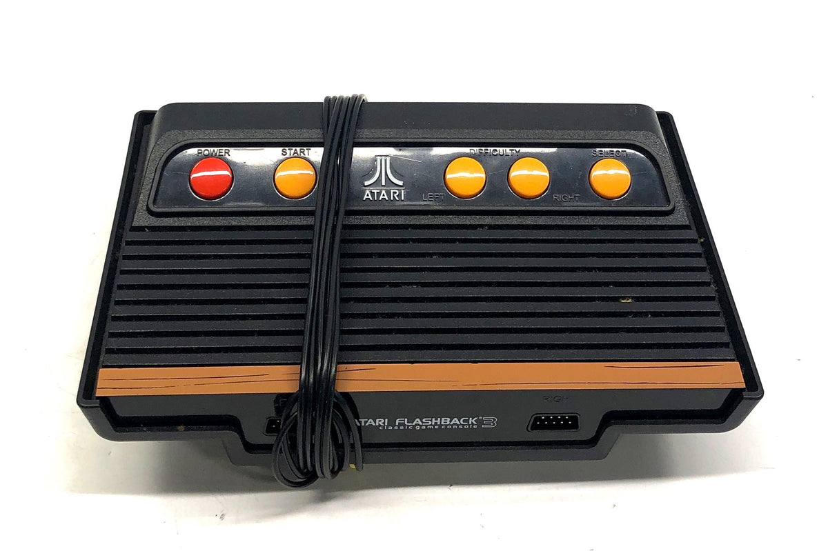 Atari Flashback 3 & 4 Console Lot 3 Consoles 4 Wired Joysticks