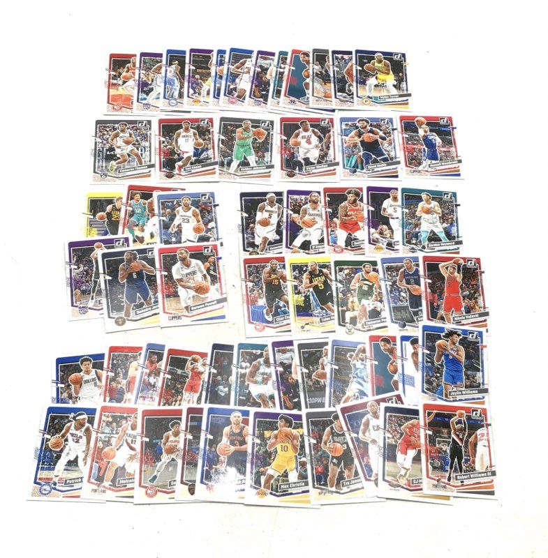 Lot Of Basketball Football NBA NFL Cards. Medium Box, Unsorted