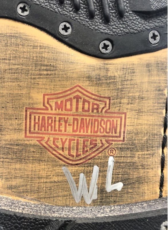 Harley-Davidson Kamie D87155 Black Leather Knee High Moto Boots Women's Size 7