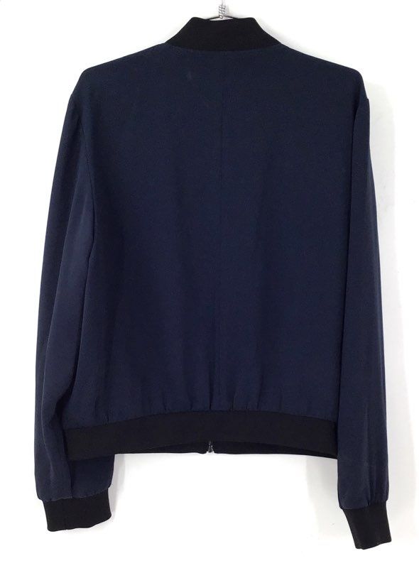 NWT Mika Mindel Women's Blue Bomber Jacket - Size L