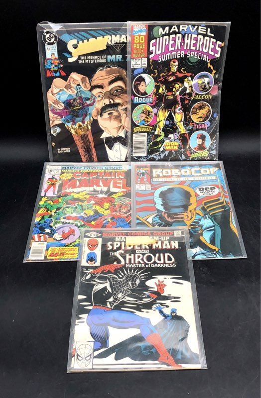 Ms. Marvel #1 Wonder Woman 22+ Comic Lot Marvel DC Modern Bronze Age