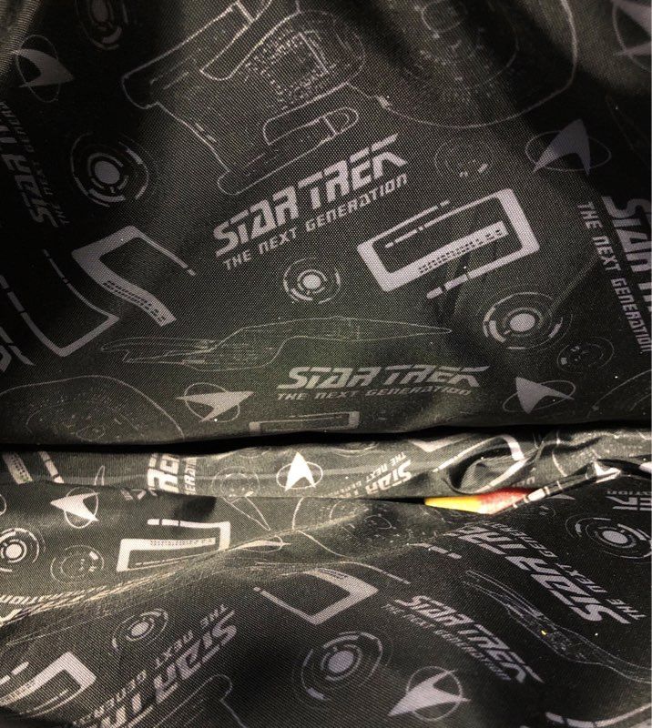 Star Trek The Next Generation TNG Command Uniform Messenger Bag Satchel Laptop