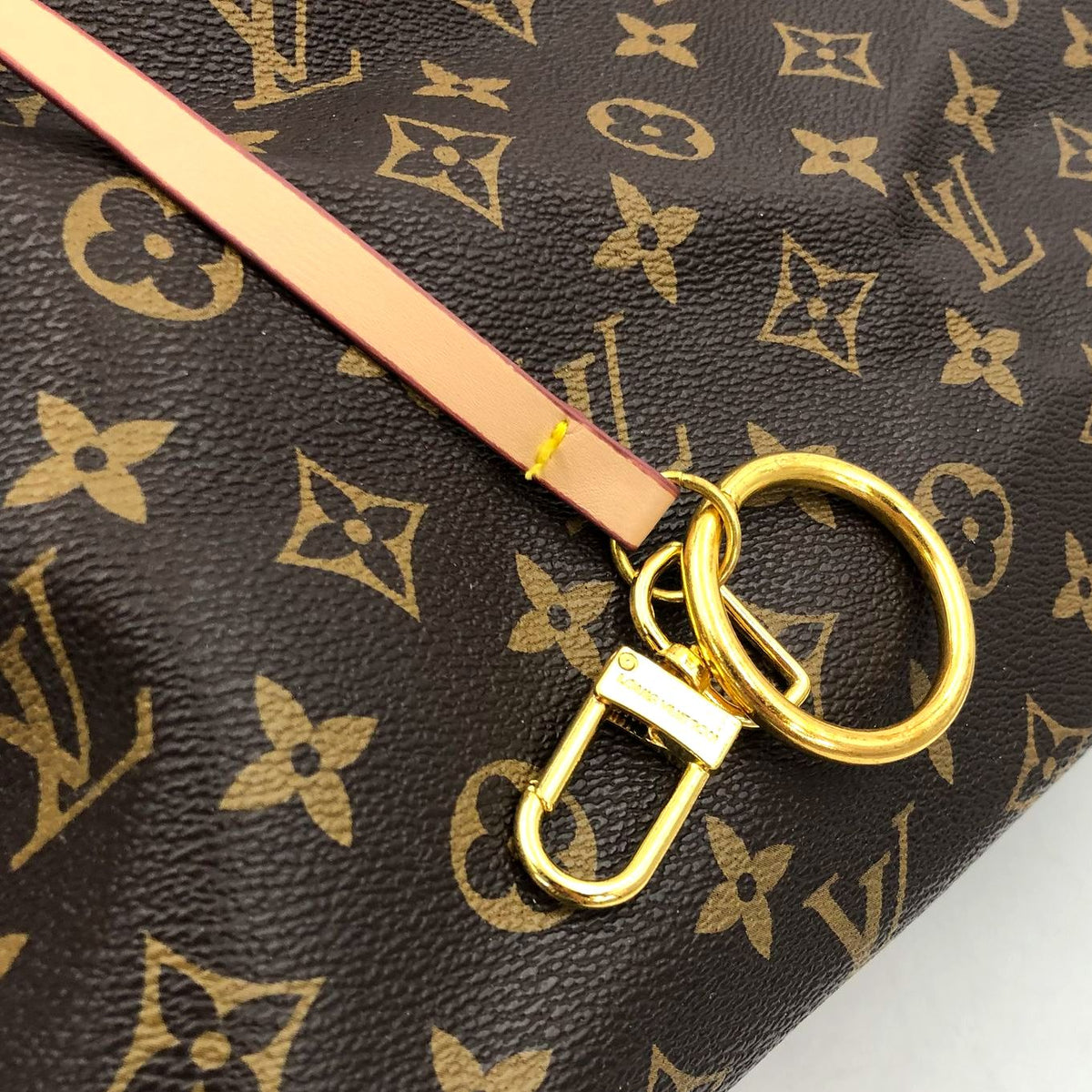 Louis Vuitton Inspired Brown LV Monogram Print Coated Canvas Shoulder Bag