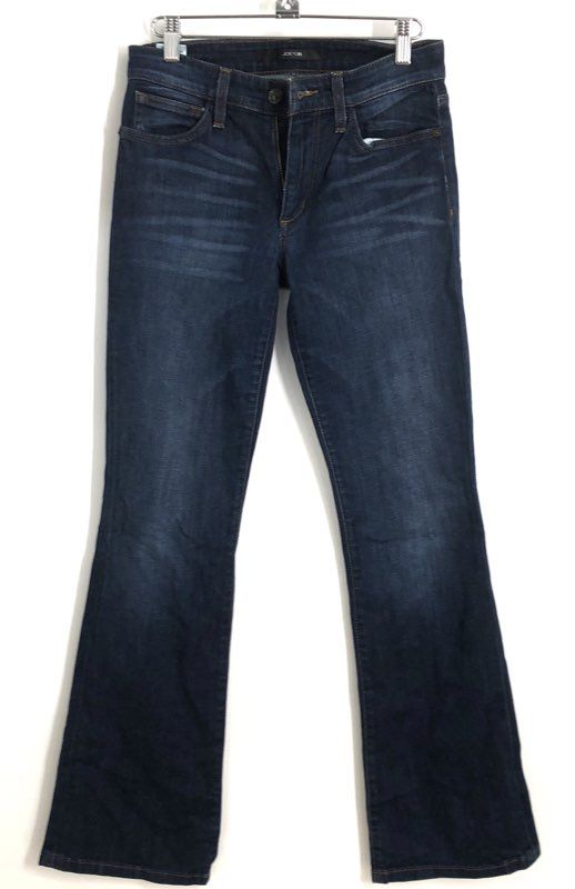 Joe's Jeans Women's Dark Wash Blue Petite Bootcut Stretch Denim Jeans Sz 26