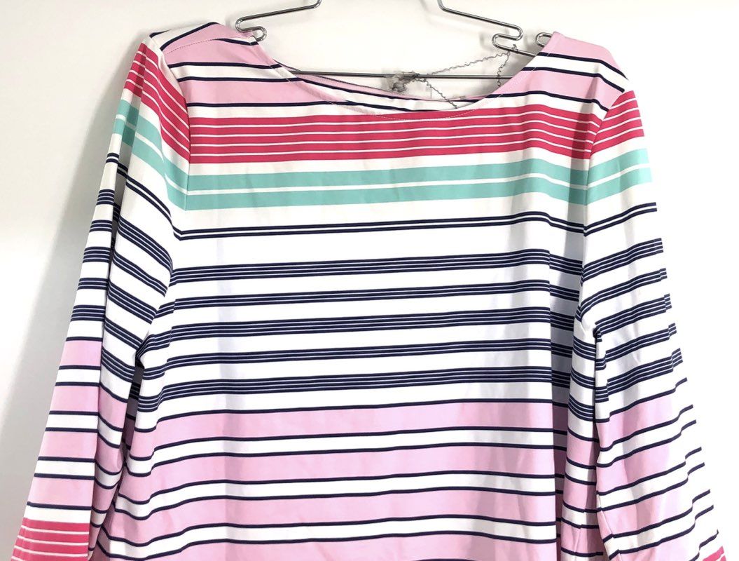 Tommy Bahama Women's Aubrey Sunset Shore IslandZone Striped UPF 30 NWT Sz XL
