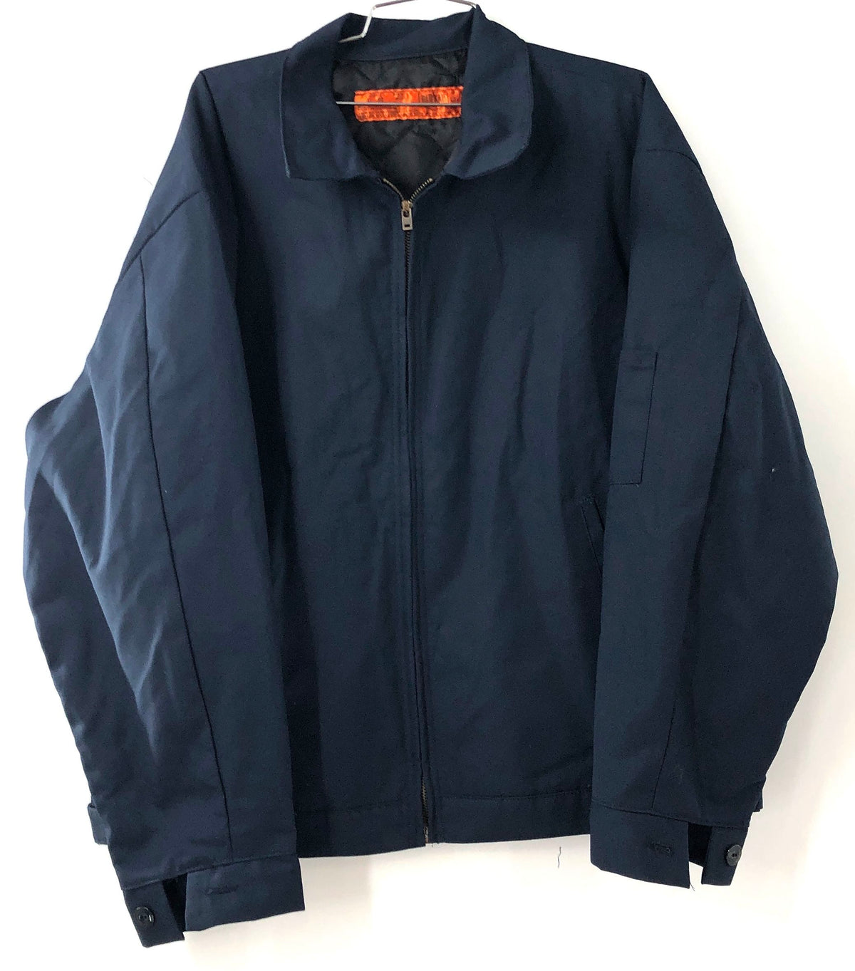 Red Kap Men's Navy JT22 Quilted Lined Panel Work Jacket Eisenhower Sz XL