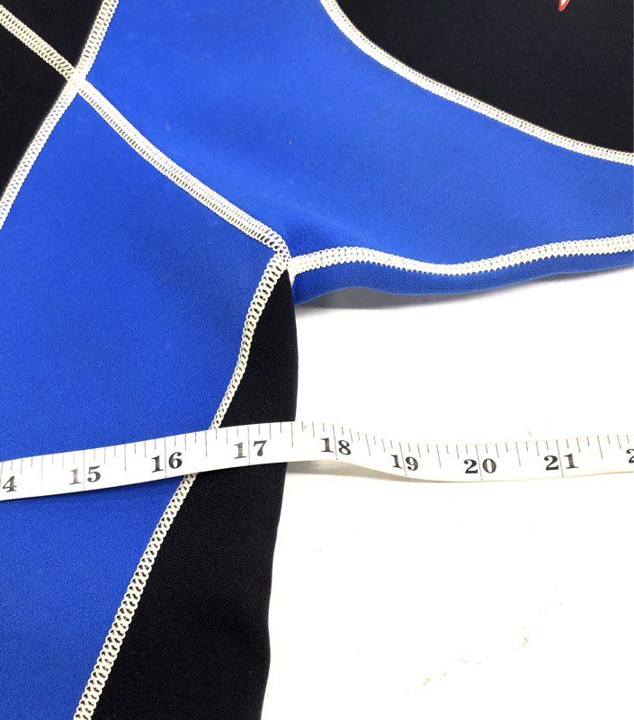 Tommy D Sports Shorty Wetsuit Lot 3 Neoprene Black & Blue Scuba Diving
