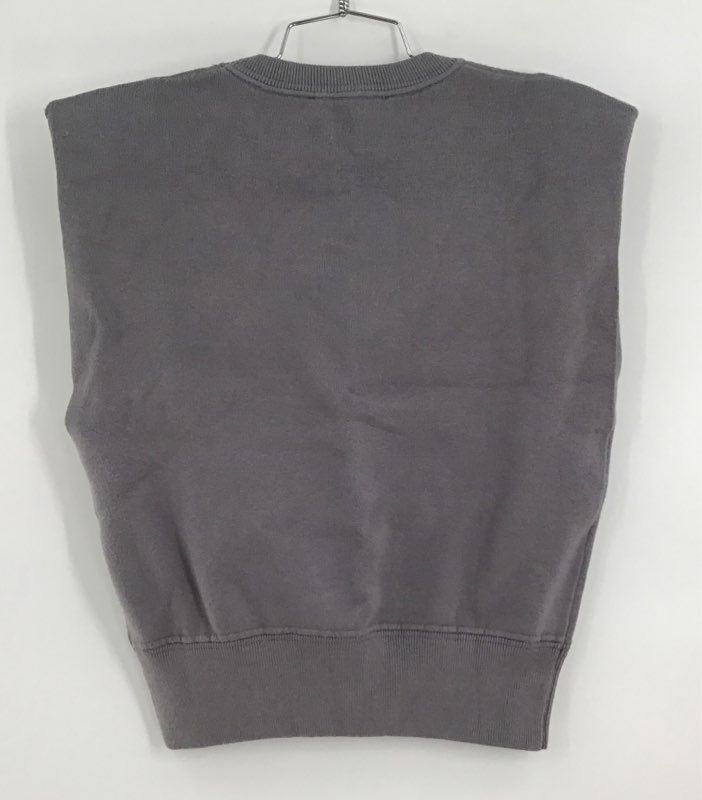 Zara Women&#39;s Gray Knitted Crew Neck Sweater Vest - Size Medium