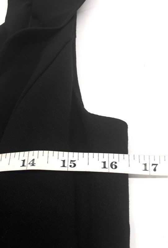 White House Black Market Women's Black Flutter Sleeve Sheath Dress NWT Sz 4