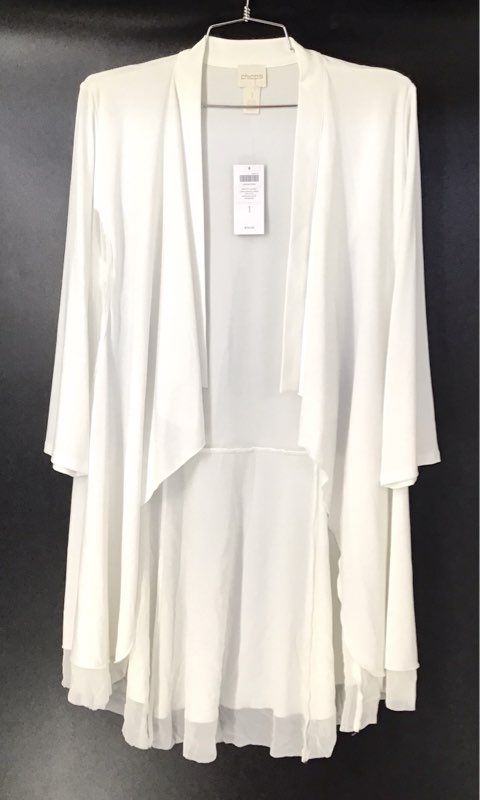 NWT Chico's Women's White Jacket - Size 1