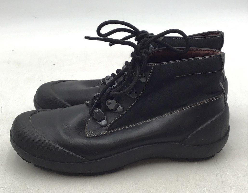 Coach Men&#39;s Dyanne F289 Black Round Toe Lace-Up Ankle Bootie - Size 7M