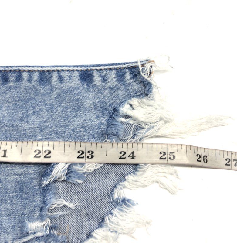 American Eagle Women's Blue Ne(x)t Level Stretch Distressed Skinny Jeans Sz 2S