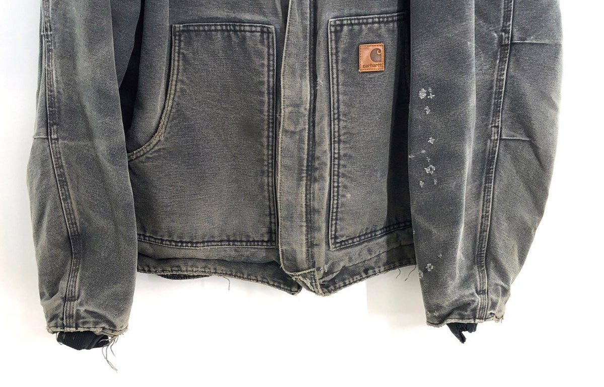 Carhartt Men's J164 PTL Arctic Sandstone Sherpa Lined Jacket Petrol Gray Sz XL