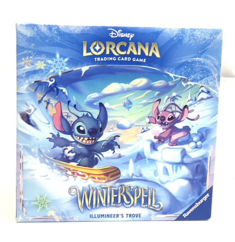 Disney Lorcana TCG Card Lot Winterspell Illumineer's Trove 2.4 Lbs See Photos