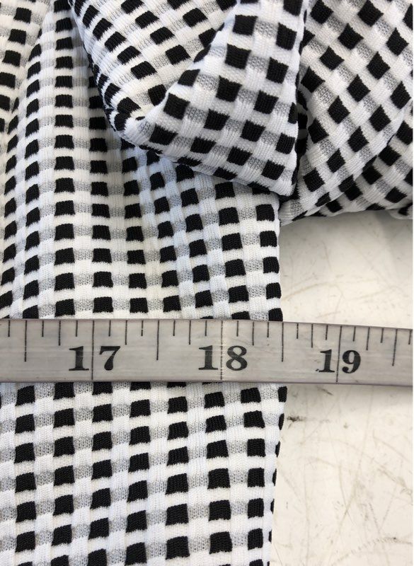 NWT Nine West Women's Black White Check Blazer - Size M