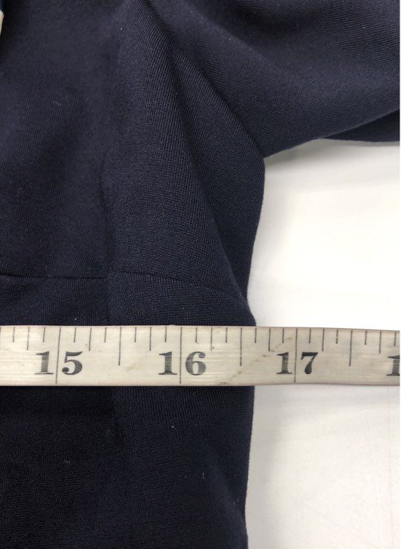 Talbots Women's Navy Blue Nautical Scarf Neck Fit Flare Dress NWT 10P