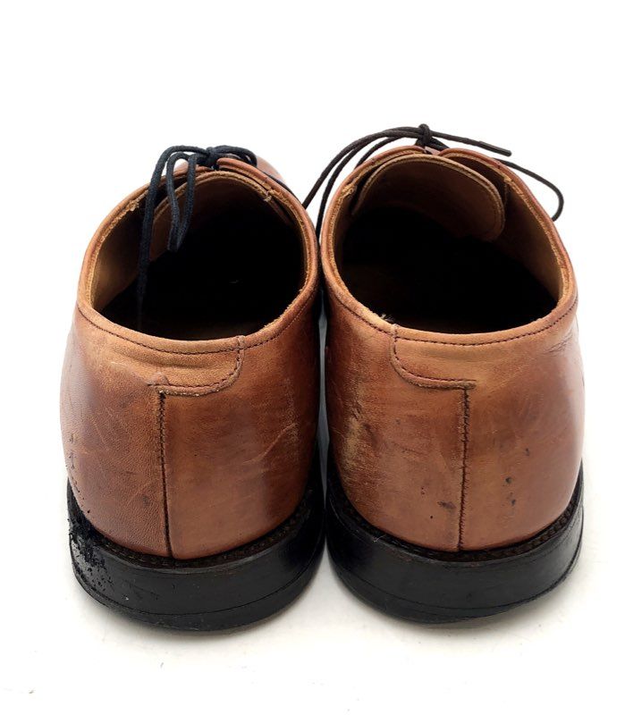Allen Edmonds Byron Brown Leather Cap Toe Derby Dress Shoes Size 10 E