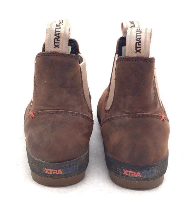 Xtratuf Women's Brown Leather Chelsea Boots - Size 7.5