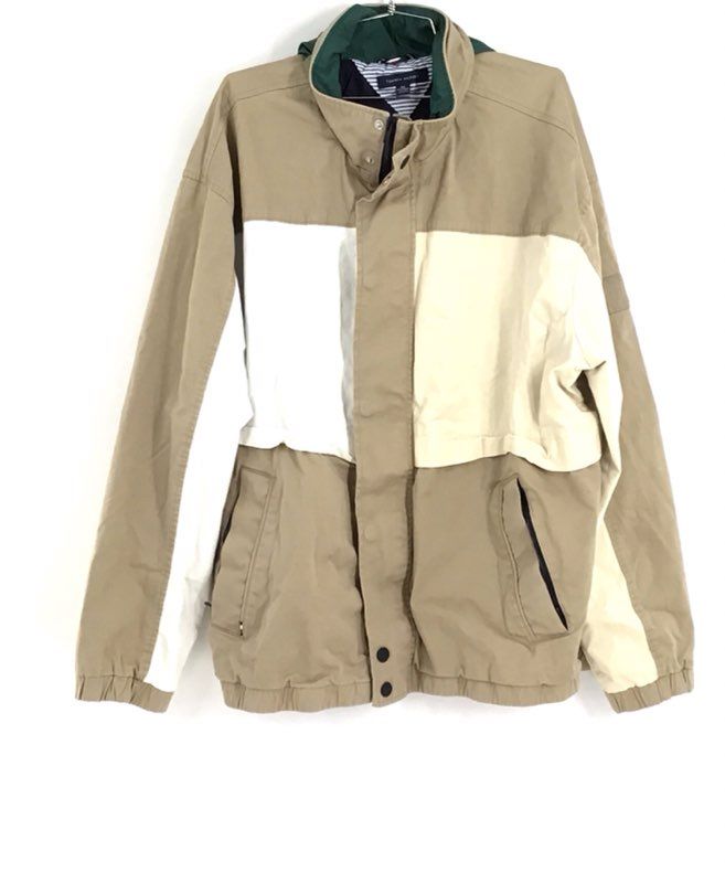 Tommy Hilfiger Women&#39;s Tan Hooded Jacket - Size 2XL