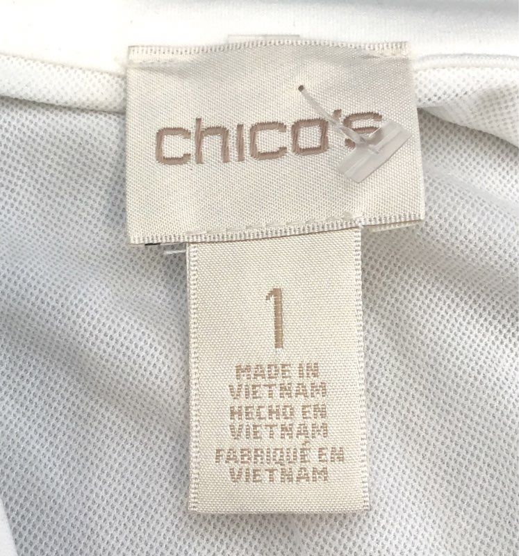 NWT Chico's Women's White Jacket - Size 1