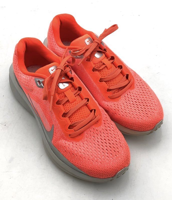 Nike Air Winflo 11 Orange Grey Women's Running Shoes Size 6.5
