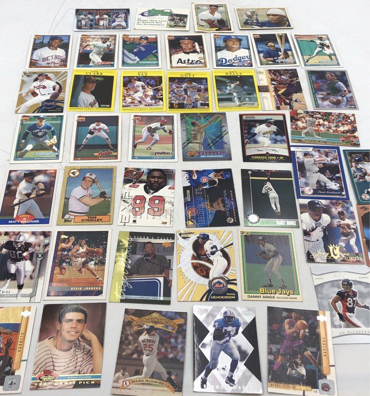 12.9 Lbs. Lot Of Baseball MLB Basketball NBA Cards. Medium Box, Unsorted