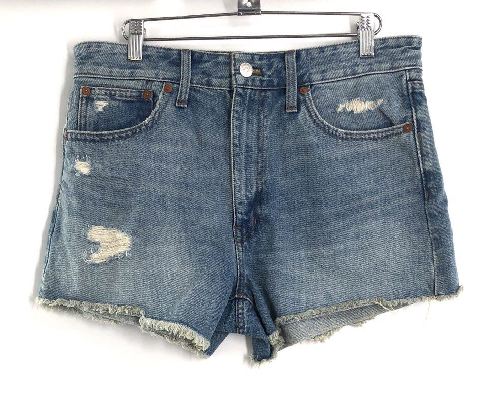 Madewell Women's High Rise Skinny Jeans & Relaxed Cutoff Denim Shorts Sz 27