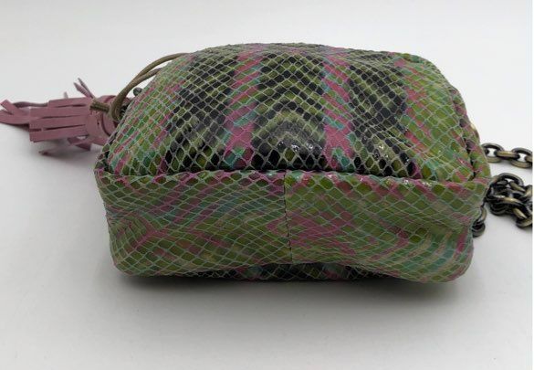 NWT HOBO Renny Micro Mini Geo Diamond Print Leather Crossbody Bag