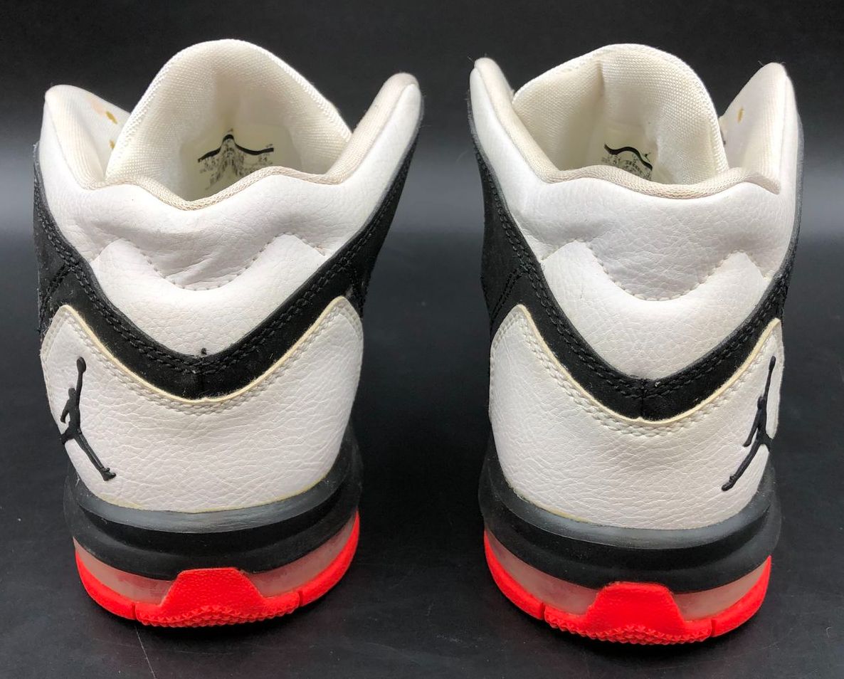 Nike Air Jordan Flight Origin GS 'White Black' & Red Sneakers - Size 5.5Y (+COA)